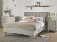 Bentley Designs Montreux Urban Grey And Vertical Stitch Upholstered 5ft Kingsize Bed Frame Thumbnail