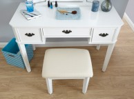 GFW Bella Dressing Table Set In White Thumbnail