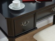 GFW Bella Dressing Table Set In Black Thumbnail