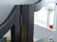 GFW Bella Dressing Table Set In Black Thumbnail