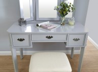 GFW Bella Dressing Table Set In Grey Thumbnail