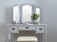 GFW Bella Dressing Table Set In Grey Thumbnail