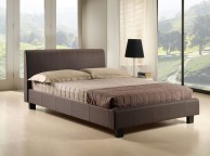 Time Living Hamburg 4ft6 Double Brown Fabric Bed Frame Thumbnail