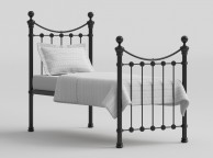 OBC Selkirk 3ft Single Solo Satin Black Metal Bed Frame Thumbnail