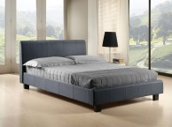 Time Living Hamburg 4ft6 Double Grey Fabric Bed Frame Thumbnail