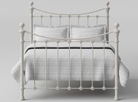OBC Selkirk 4ft 6 Double Solo Glossy Ivory Metal Bed Frame Thumbnail