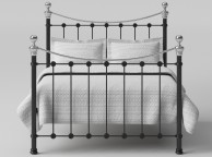 OBC Selkirk 5ft Kingsize Chromo Black Metal Headboard Thumbnail