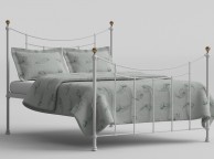 OBC Virginia 4ft 6 Double Satin White Metal Bed Frame Thumbnail
