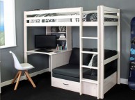 Thuka Hit 8 Childrens High Sleeper Bed With Desk And Chairbed Thumbnail