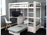 Thuka Hit 9 Childrens High Sleeper Bed With Desk And Chairbed Thumbnail