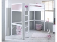 Thuka Nordic Highsleeper Bed 1 With Rose Colour End Panels Thumbnail