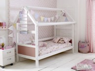 Thuka Nordic Playhouse Bed 1 With Rose Pink End Panels Thumbnail