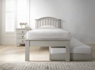 Flair Furnishings Justin 3ft Single Grey Wooden Guest Bed Frame Thumbnail