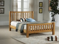 Time Living Denver 6ft Super Kingsize Oak Bed Frame Thumbnail