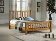 Time Living Denver 5ft Kingsize Oak Bed Frame Thumbnail