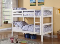 Time Living Devon White Bunk Bed Thumbnail