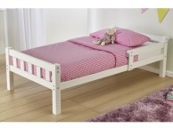 Kidsaw Starter Junior Wooden Bed Frame Bundle - Pink Thumbnail
