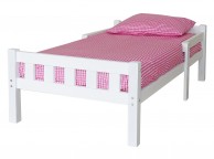 Kidsaw Starter Junior Wooden Bed Frame Bundle - Pink Thumbnail