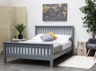 Sleep Design Adlington 5ft Kingsize Grey Wooden Bed Frame Thumbnail