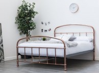 Sleep Design Lichfield 4ft6 Double Copper Finish Metal Bed Frame Thumbnail