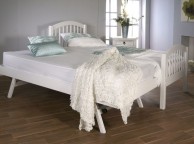 Limelight Despina 3ft  Single White Wooden Bed With Guest Bed Frame Thumbnail