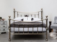 Sleep Design Stratford 4ft6 Double Antique Brass Metal Bed Frame Thumbnail