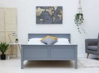 Sleep Design Tabley 4ft6 Double Grey Wooden Bed Frame Thumbnail