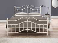 Birlea Canterbury 4ft6 Double Cream Metal Bed Frame Thumbnail