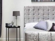 Sleep Design Dalkeith 5ft Kingsize Crushed Silver Velvet Bed Frame Thumbnail