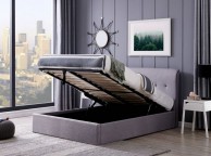 Flintshire Carmel 4ft6 Double Grey Fabric Ottoman Bed Thumbnail