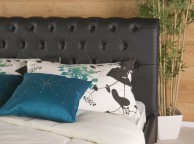 Limelight Phoenix Black 6ft Super Kingsize Faux Leather Bed Frame Thumbnail