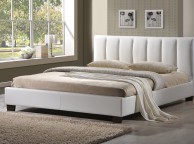Limelight Pulsar White 4ft6 Double Faux Leather Bed Frame Thumbnail