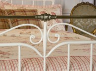 Limelight Sigma Ivory 4ft6 Double Metal Bed Frame Thumbnail