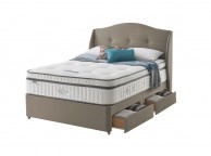 Silentnight Affluent 4ft6 Double 3000 Mirapocket And Geltex Divan Bed (Medium Soft Feel) Thumbnail