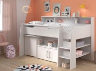 Parisot Swan White Mid Sleeper Bed Thumbnail