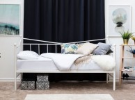 Sleep Design Ickleford 3ft Single White Metal Day Bed Thumbnail