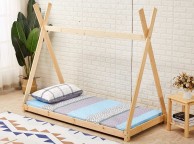 Sleep Design Tent 3ft Single Childrens Bed Frame In Pine Thumbnail