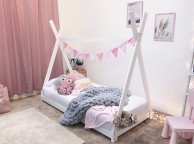 Sleep Design Tent 3ft Single Childrens Bed Frame In White Thumbnail