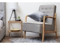 Sleep Design Farley Beige Fabric Chair Thumbnail