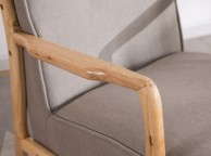 Sleep Design Farley Beige Fabric Chair Thumbnail