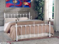 Limelight Tarvos 4ft6 Double White Metal Bed Frame Thumbnail