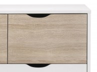 LPD Stockholm 2 Plus 2 Drawer Chest In White And Oak Thumbnail