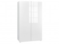 LPD Puro 2 Door Wardrobe In White Gloss Thumbnail