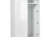 LPD Puro 2 Door Wardrobe In White Gloss Thumbnail