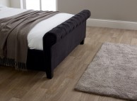 Limelight Orbit 6ft Super Kingsize Black Velvet Fabric Bed Frame Thumbnail