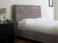 Limelight Orbit 5ft Kingsize Mink Velvet Fabric Bed Frame Thumbnail