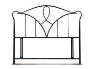 Limelight Carme 4ft6 Double Black Metal Headboard Thumbnail