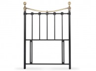 Limelight Corona 3ft Single Black Metal Headboard Thumbnail