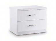 LPD Novello Bedside In White Gloss Thumbnail