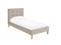 LPD Camden 3ft Single Beige Fabric Bed Frame Thumbnail